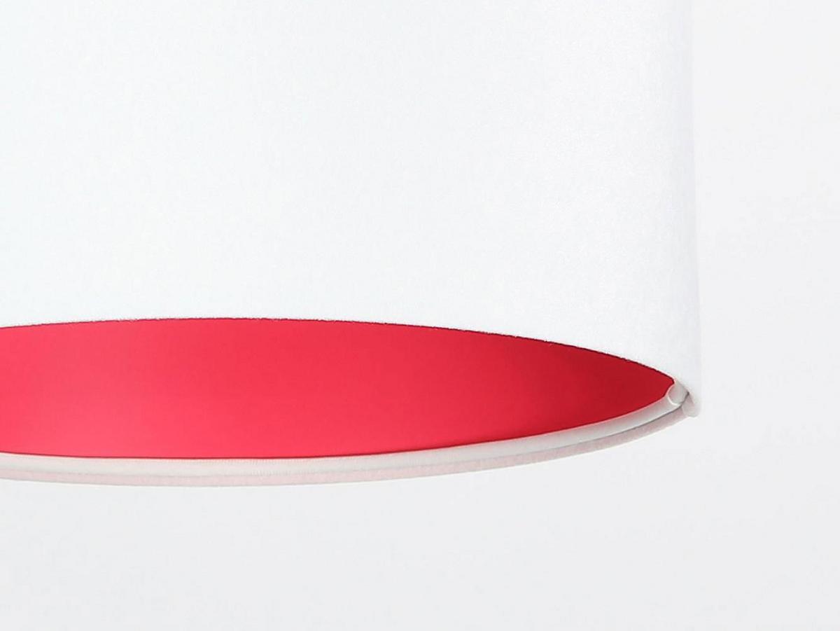 HÄNGELEUCHTE Rosa 30/20 cm - Pink/Weiß, Kunststoff (30/0.45/20cm) - ONZENO