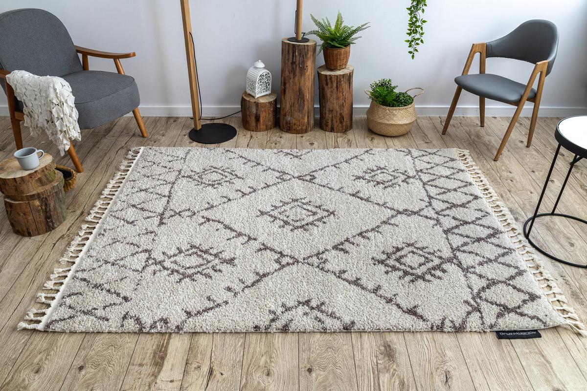 TEPPICH Berber 80/150 cm - Creme, Textil (80/150cm) - rugsX
