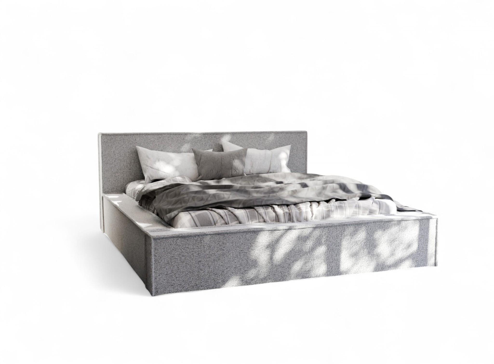 POLSTERBETT Aldana Komplettset - Beige, Holzwerkstoff/Textil (140/200cm) - Fun Möbel