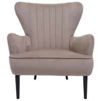 LOUNGE-SESSEL taupe - Taupe, Textil (75/87/75cm) - MCW