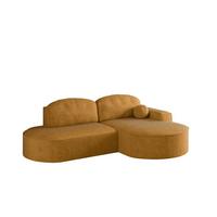 ECKSOFA Girona Mit Schlaffunktion - Gelb, Holzwerkstoff/Textil (278/179cm) - Fun Möbel
