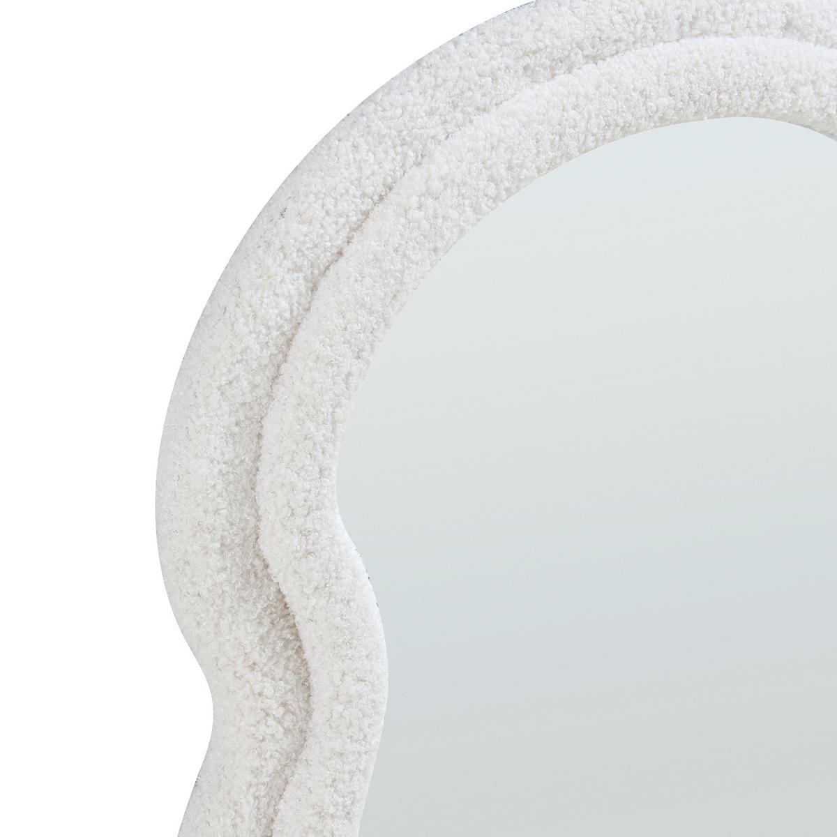 WANDSPIEGEL Brummen - Weiß, Glas/Holzwerkstoff (60/80/3cm) - [en.casa]