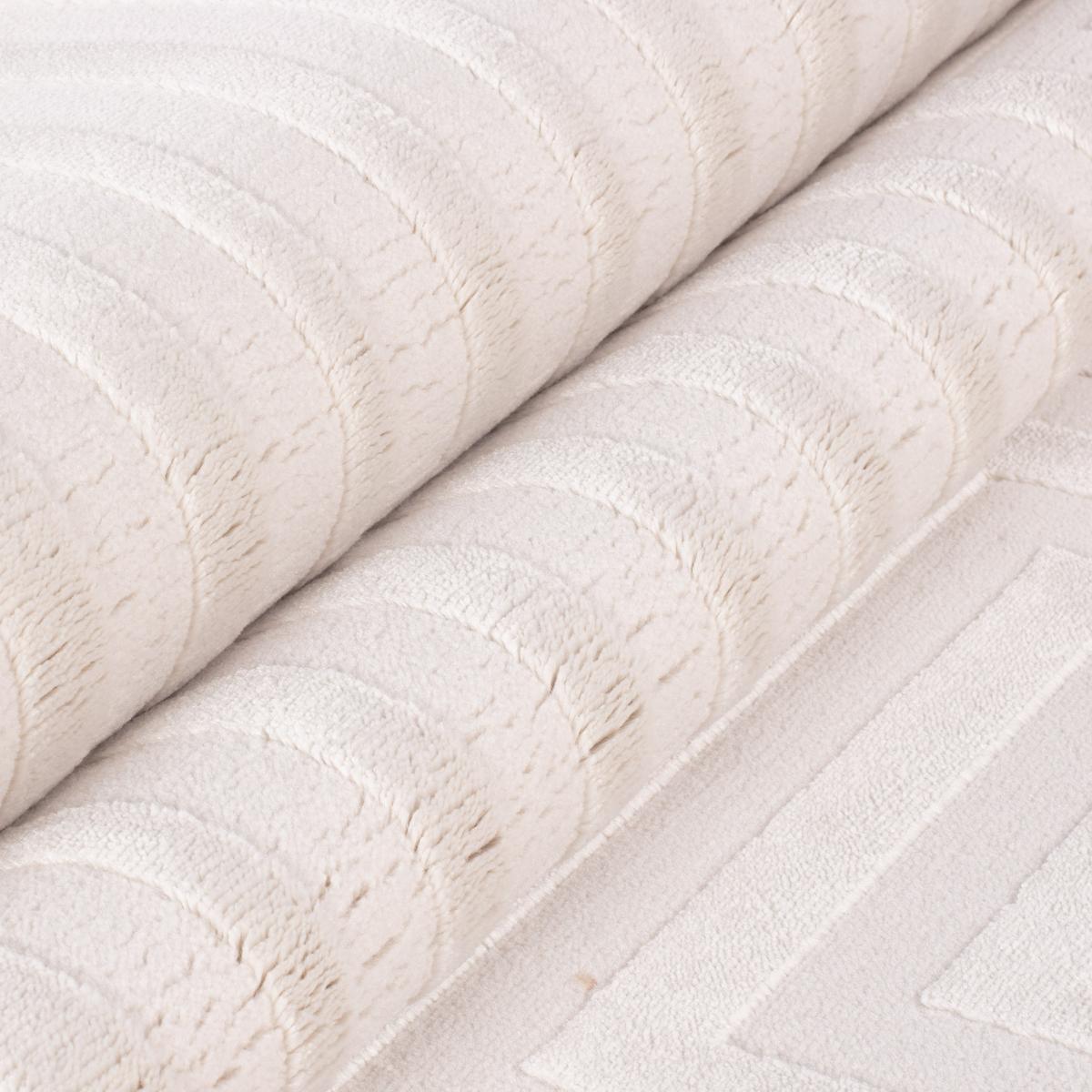 TEPPICH Kurzflor ILLER in Creme, mit 3D-Design, 140 x 200 cm - Beige, Textil (200/140cm) - KADIMA DESIGN