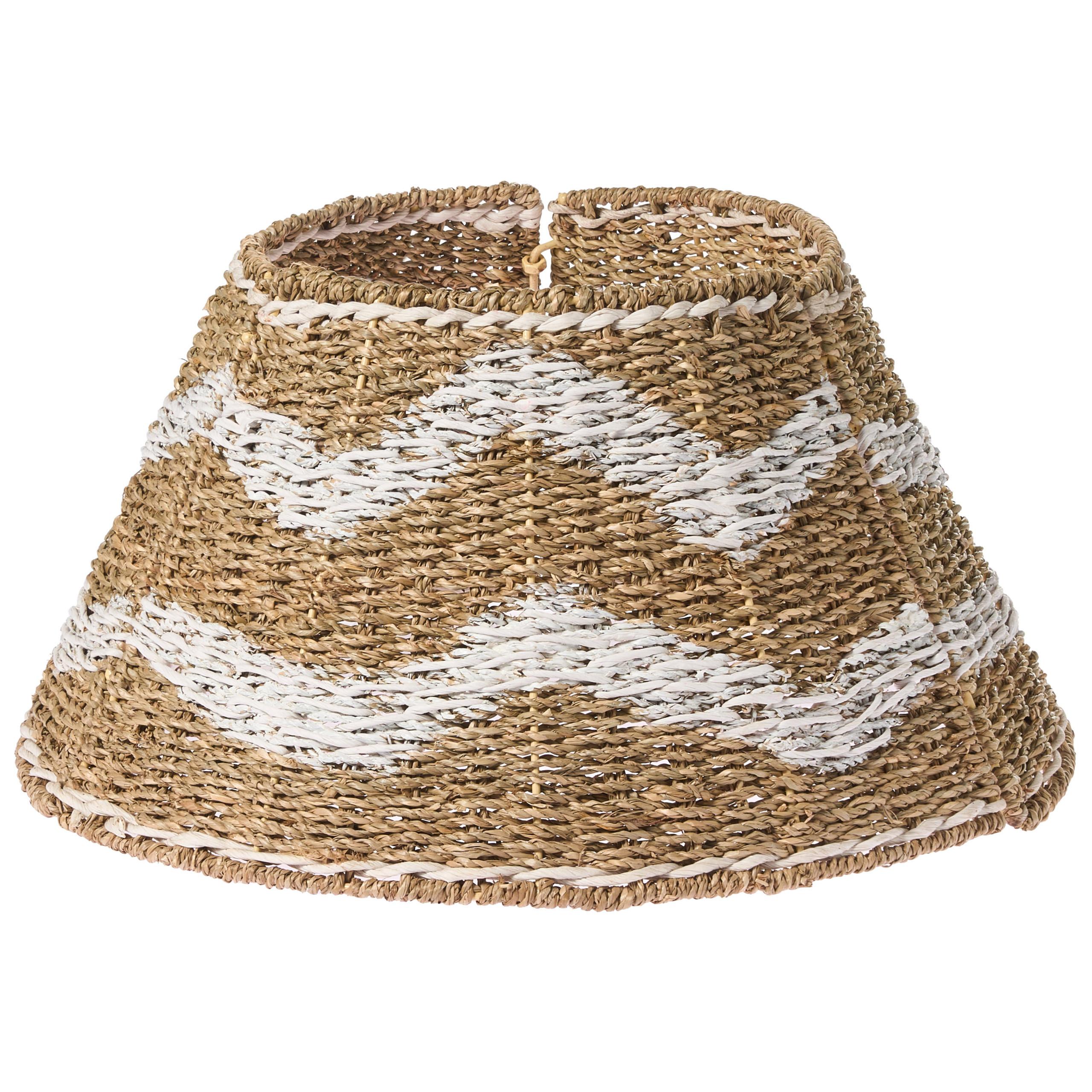 WEIHNACHTSBAUMKRAGEN 24 cm Naturfarben Hiver - Naturfarben, Naturmaterialien (24cm) - Beliani