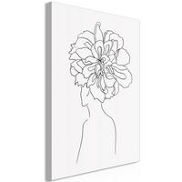 KUNSTDRUCK Grau 40/60 cm - Schwarz/Grau, Textil (40/60cm) - KUNSTLOFT