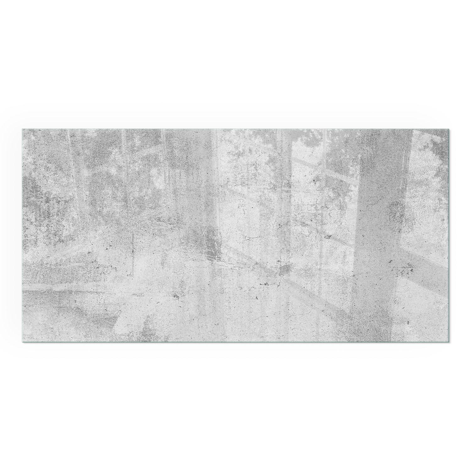 GLASPLATTE für Kamin 120x60 cm - Grau, Glas (120/60/0.4cm) - TULUP