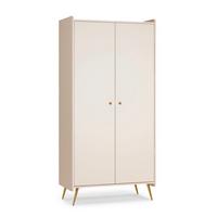 SCHRANK 2 Türen Lunea Kaschmir - Beige, Holzwerkstoff (90/188/50.2cm) - Petits-meubles