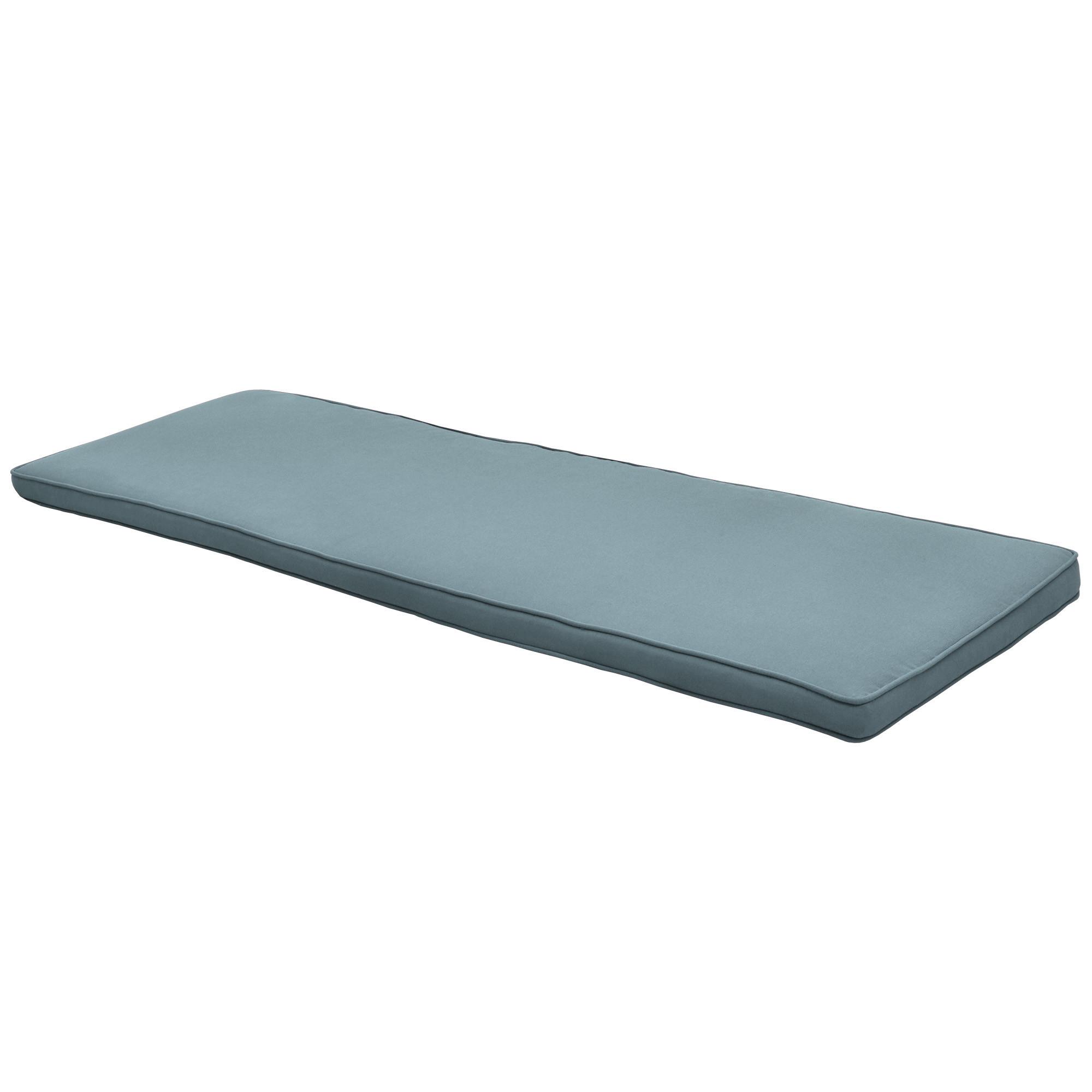 BANKAUFLAGE Loft BK 180x48x5cm Taubenblau - Blaugrau, Textil (48/180cm) - Beautissu 