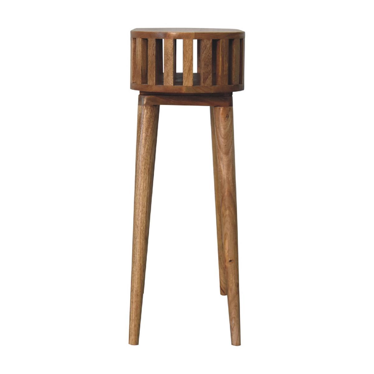 KONSOLE Ariella, Offenes Regal, Beige - Beige, Holz (30/70/80cm) - Artisan Furniture