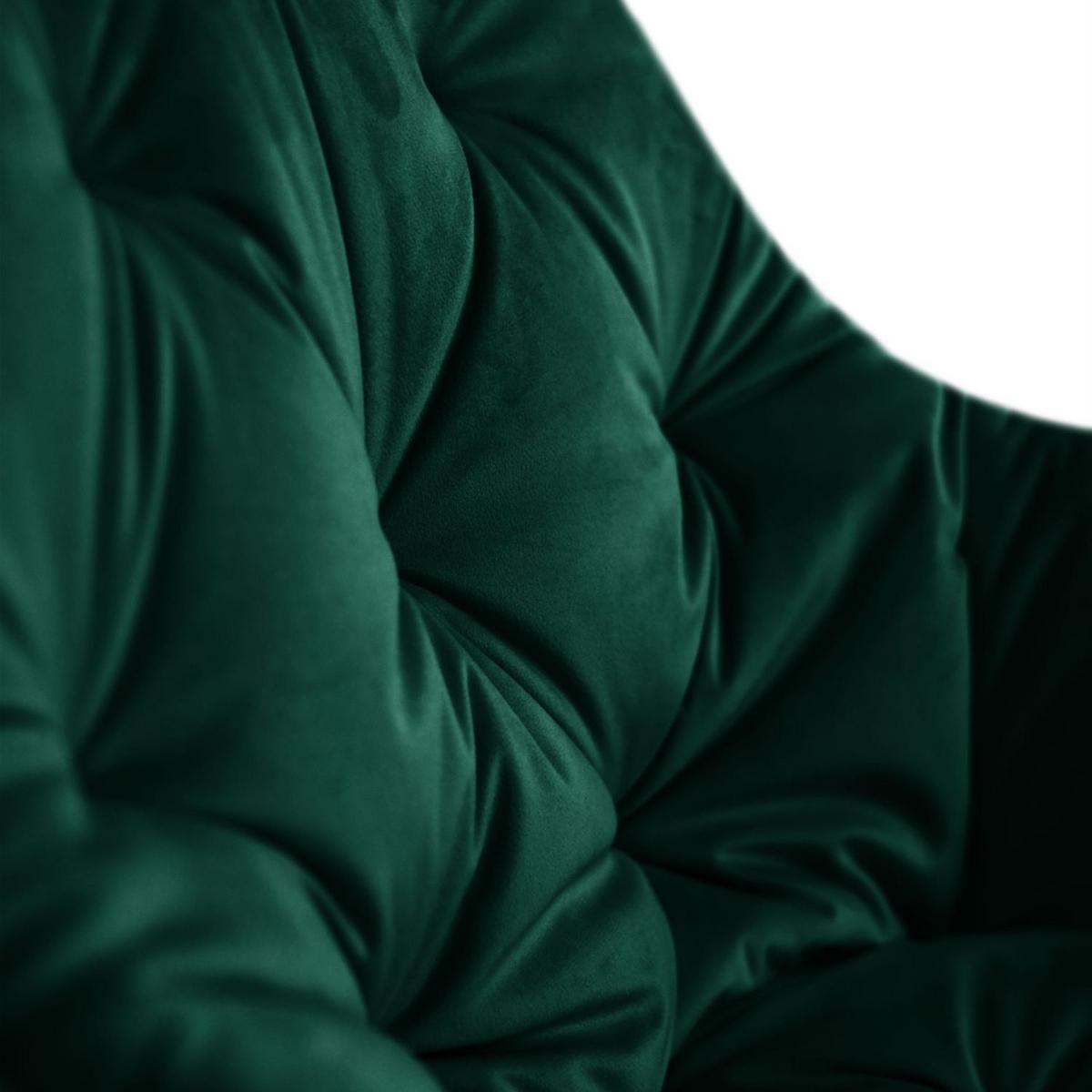 ARMLEHNENSTUHL TOKIO - Schwarz/Grün, Textil (60/96/46cm) - Lookway