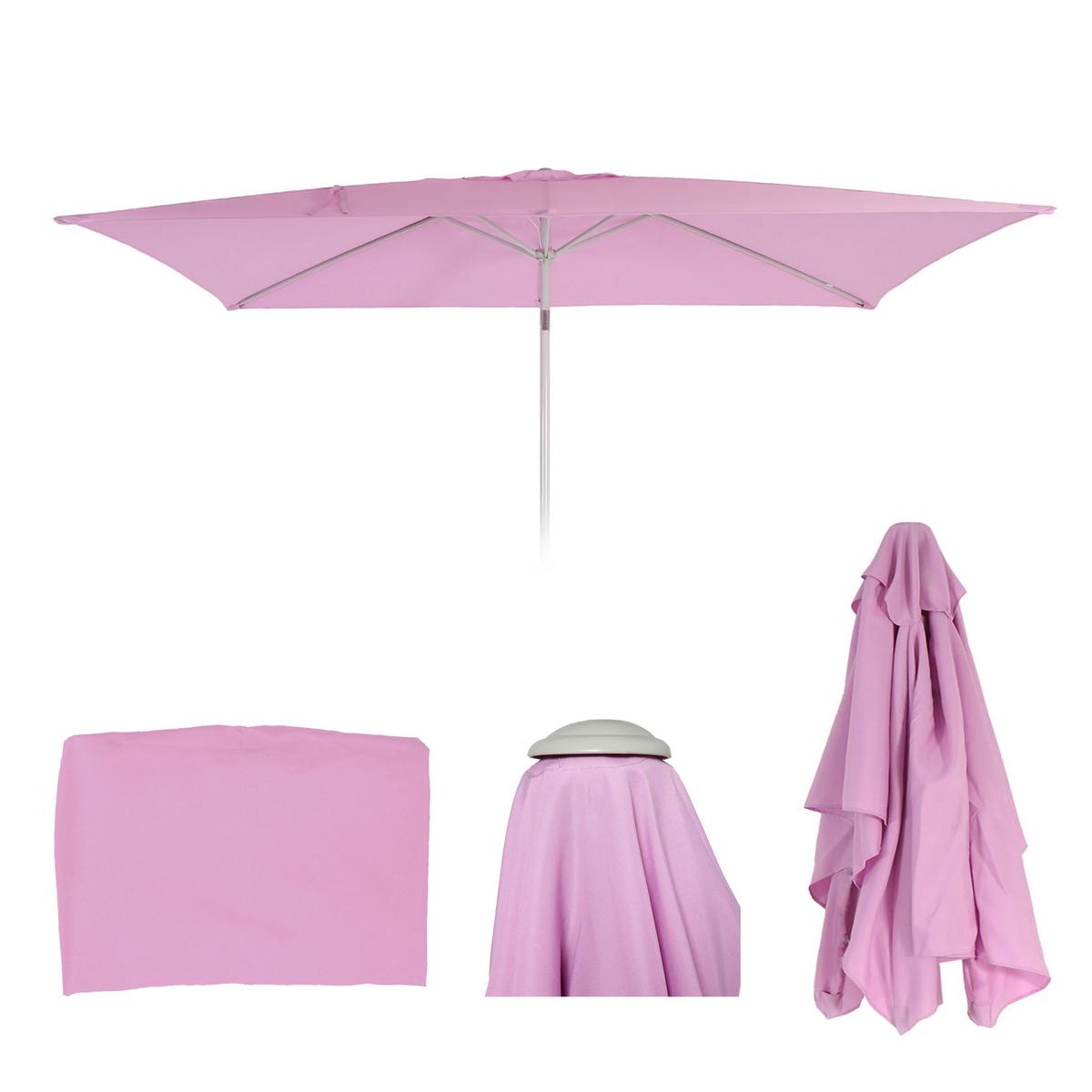 ERSATZ-BEZUG FÜR SCHIRM Flieder - Flieder, Textil (295/192cm) - MCW