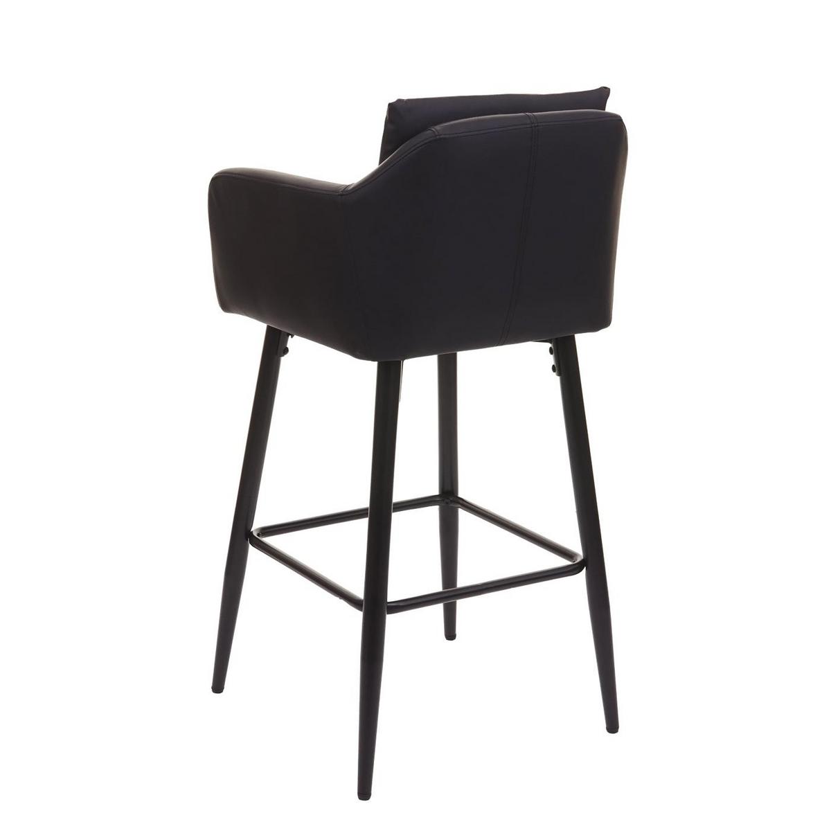 BARHOCKER Schwarz - Schwarz, Textil (54/105/53cm) - MCW