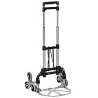 KLAPPBARER Treppensteiger, Silber - Multicolor, Metall (47/100/47cm) - DURHAND