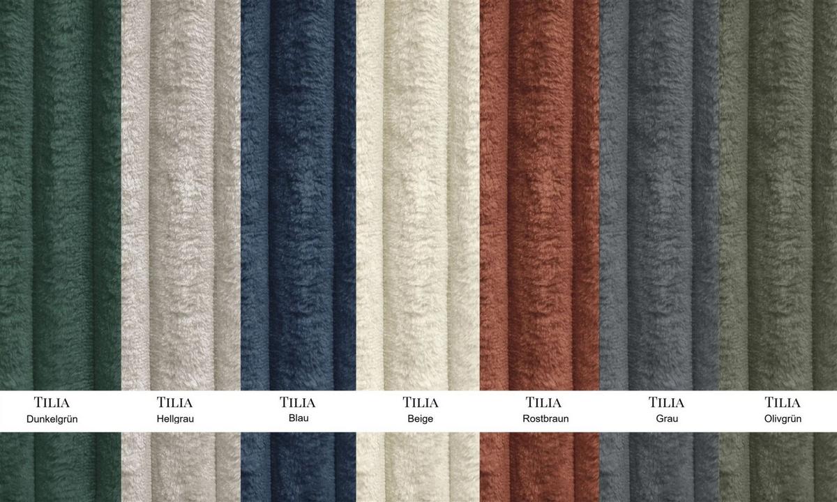 SOFA Arosa - Hellgrün, Holzwerkstoff/Textil (286/103/170cm) - Fun Möbel