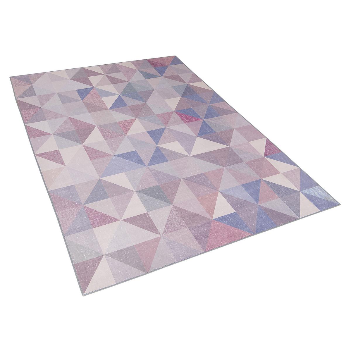 KURZFLOR-TEPPICH Kartepe 200/140 cm - Multicolor, Kunststoff (140/200cm) - Beliani