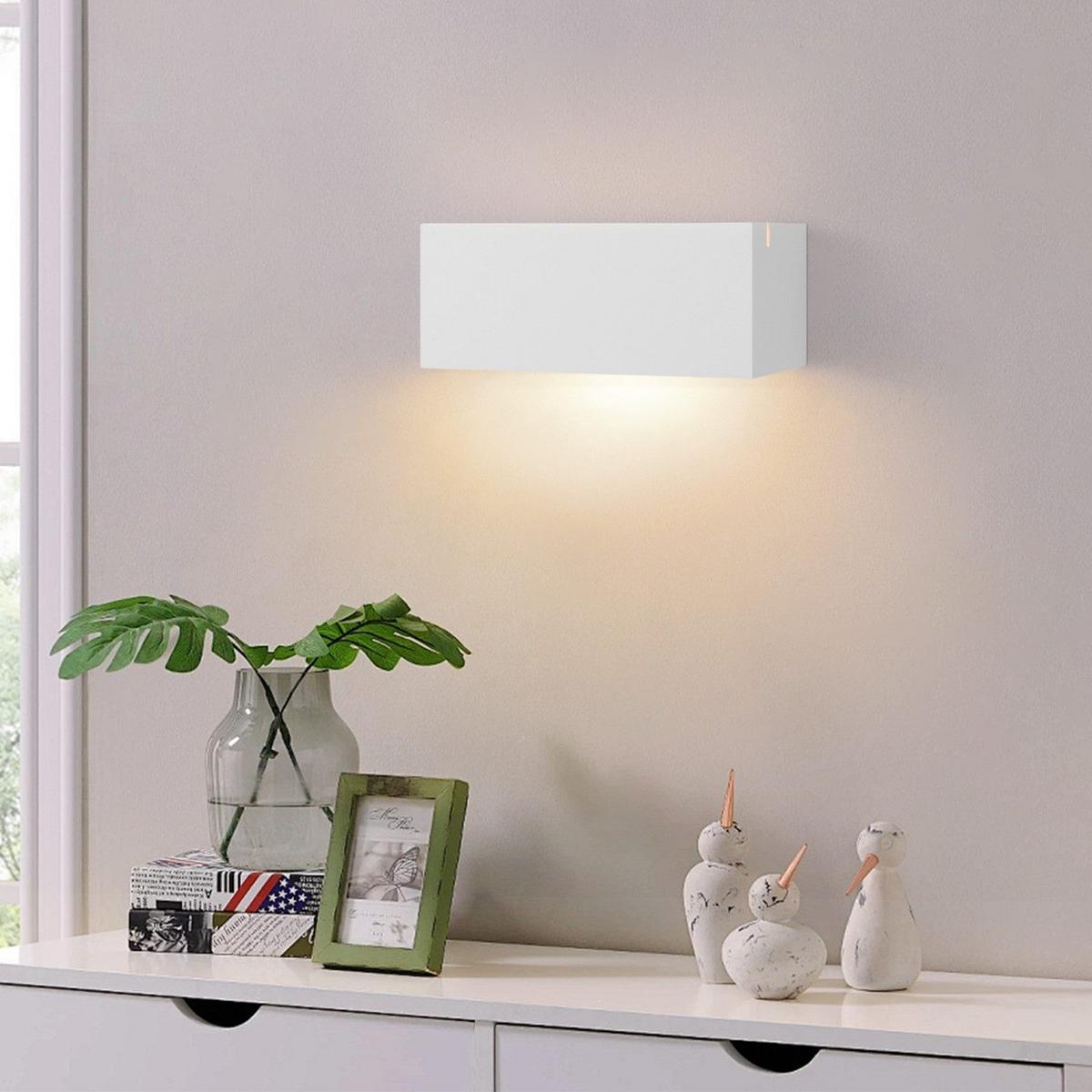 LED - WANDLEUCHTE Düntharis 7.5/8.4/22.0 cm - Weiß, Metall (7.5/8.4/22cm) - ZMH