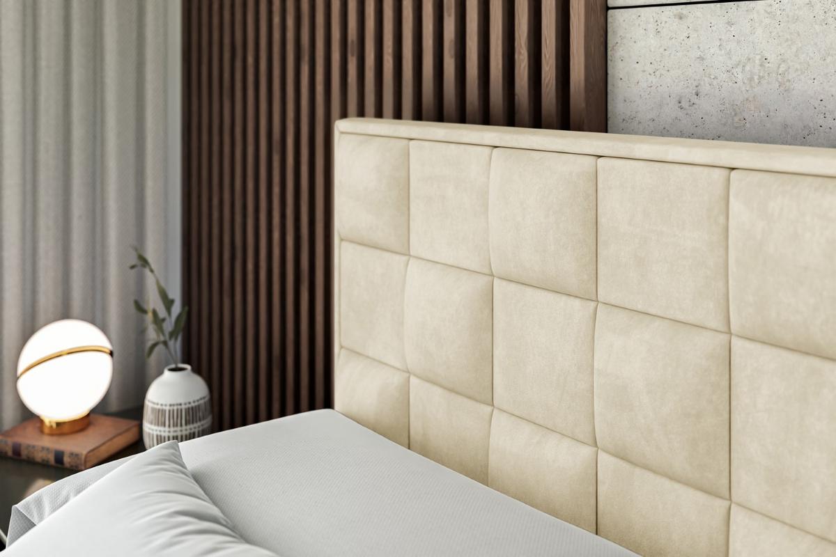 BOXBETT ZAFIRA - 140x200 - H4 - Beige - Beige, Holzwerkstoff (140/200cm) - ALTDECOR