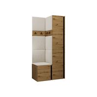 GARDEROBEN-SET Orion XXIV - Beige/Eiche Artisan, Holzwerkstoff/Kunststoff (82/186/46cm) - MIRJAN24