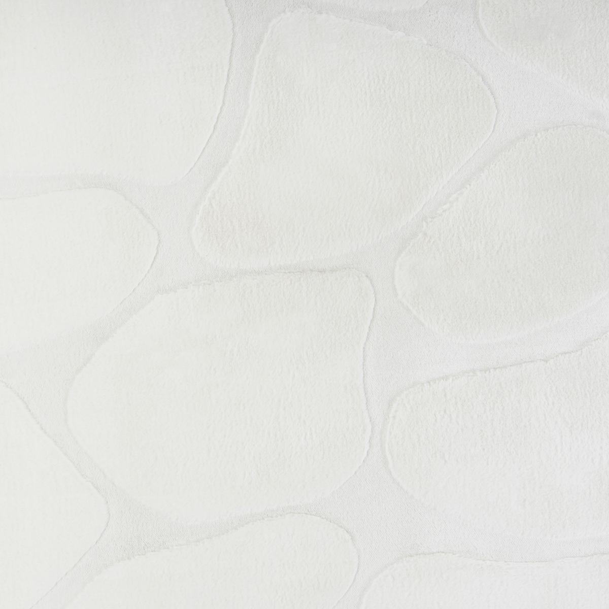 TEPPICH Cremeweiß 160/230 cm Kawi - Creme/Weiß, Textil (160/230cm) - Beliani