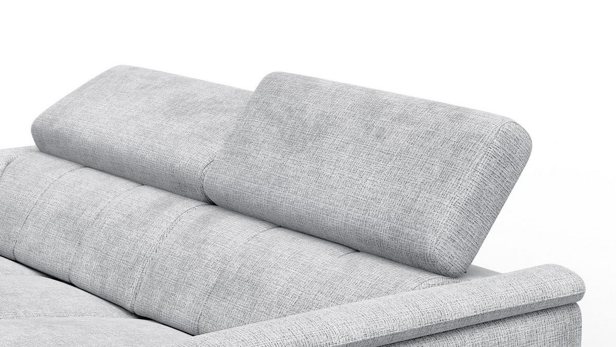 RELAXSOFA RODEN 3-Sitzer, hellgrau - Hellgrau, Holz/Textil (194/82/103cm) - Wozimo