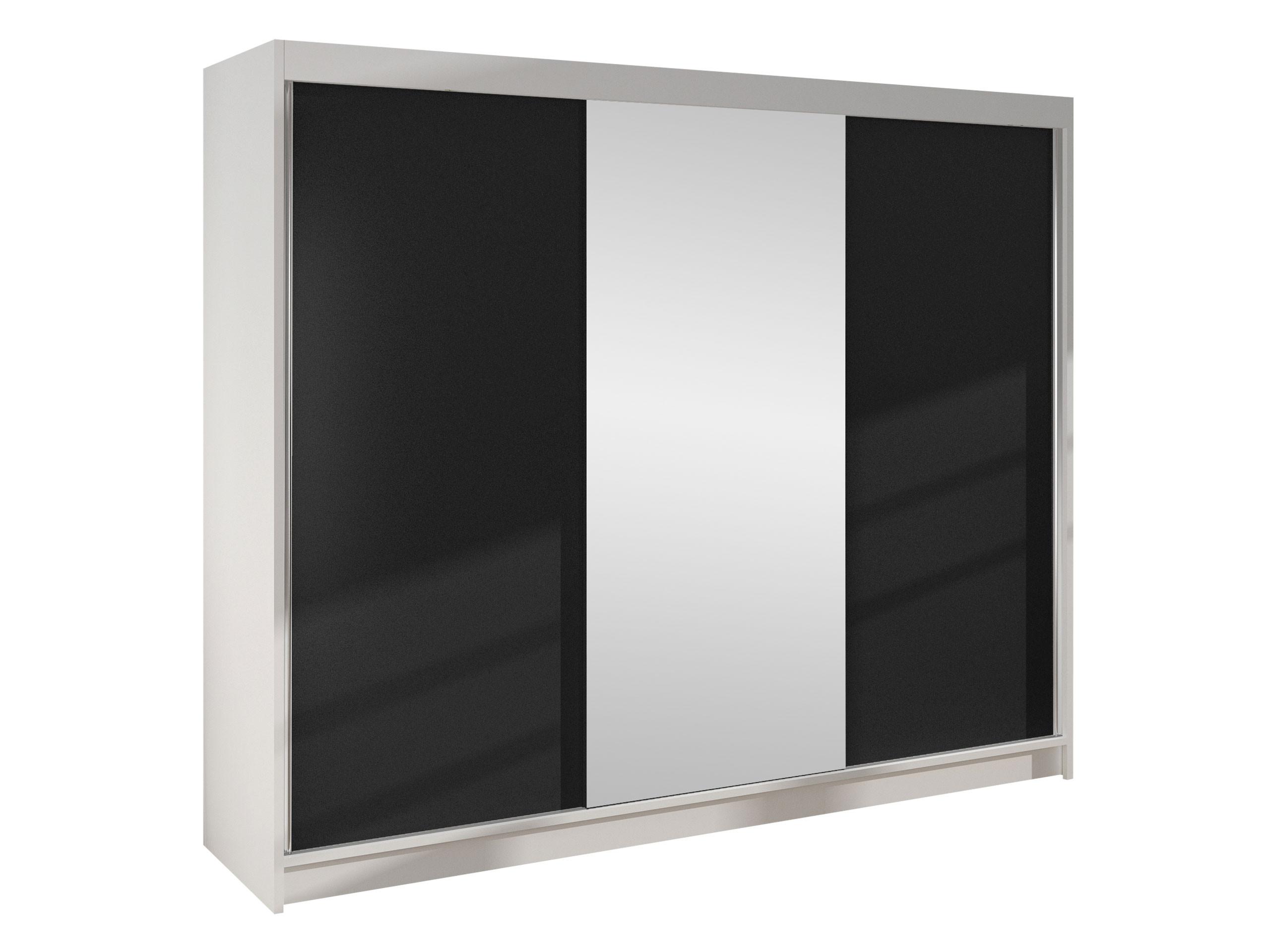 SCHWEBETÜRENSCHRANK Derby I - Klar, Holzwerkstoff/Metall (200/215/58cm) - MIRJAN24