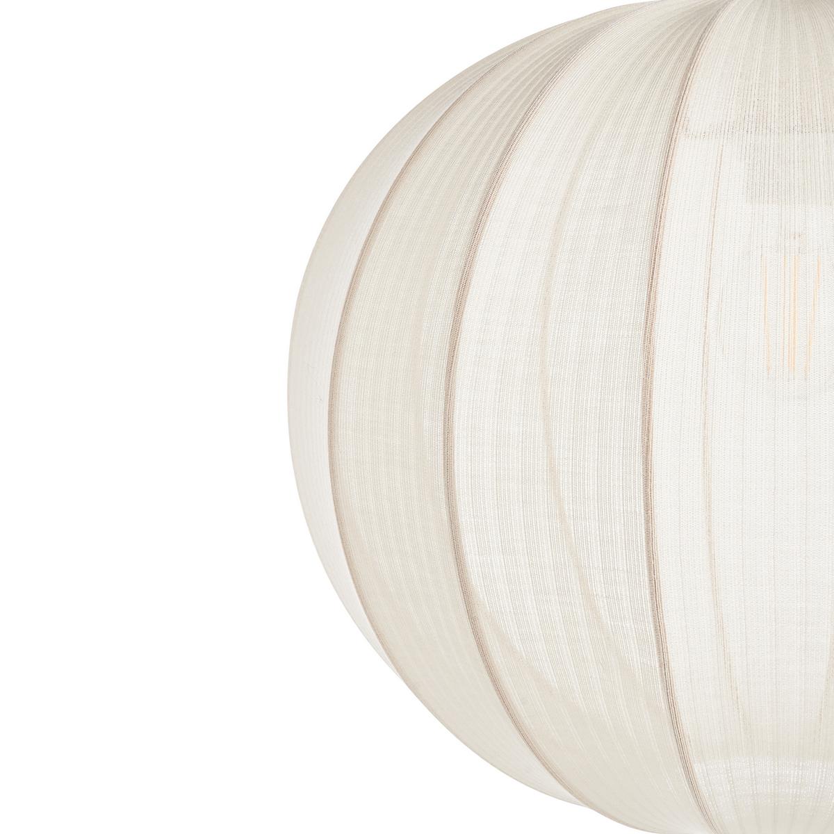 HÄNGELEUCHTE Weiß Marieta - Weiß, Textil (35/35/82cm) - Beliani