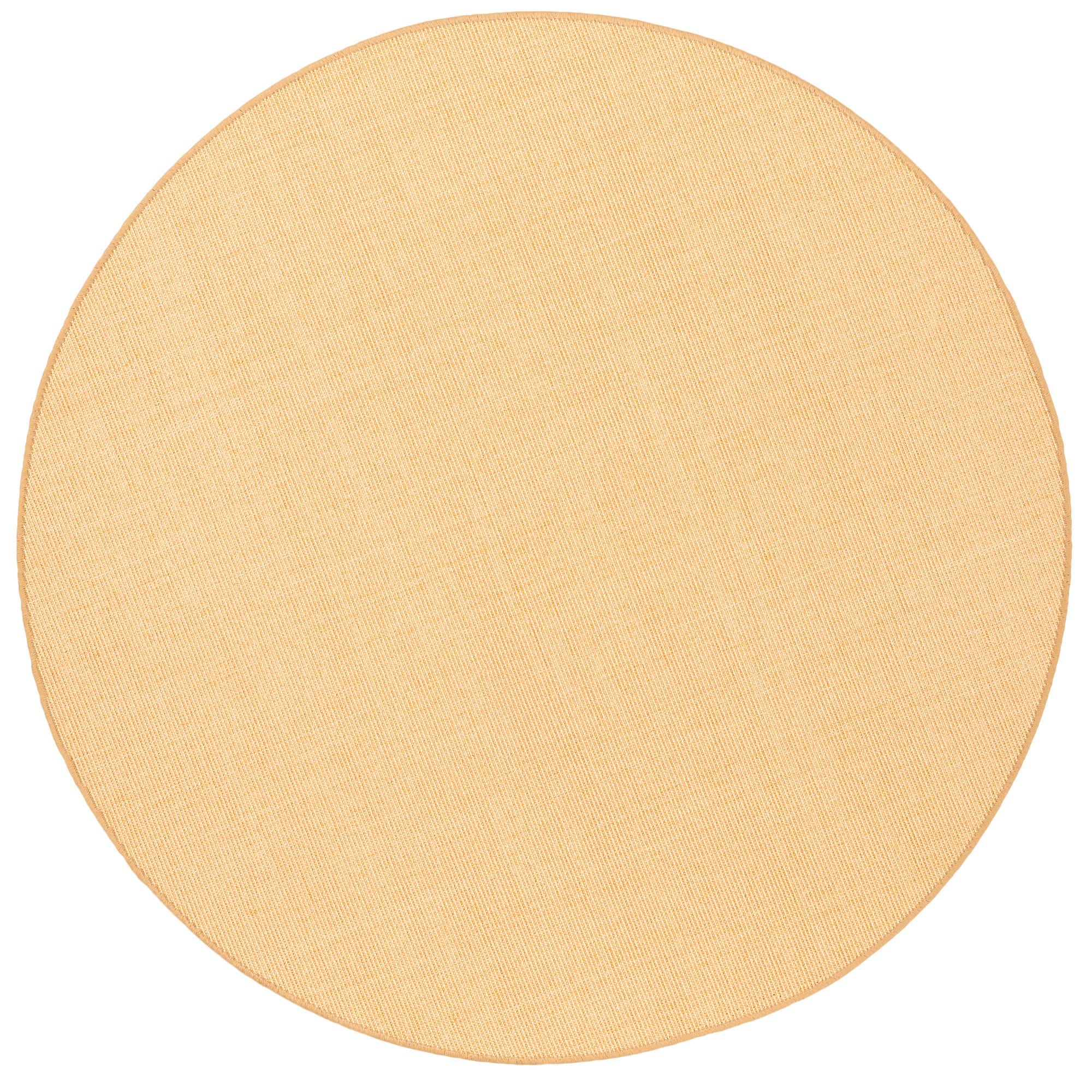 SISAL NATUR TEPPICH RUND - Honig, Textil (160/160cm) - Snapstyle