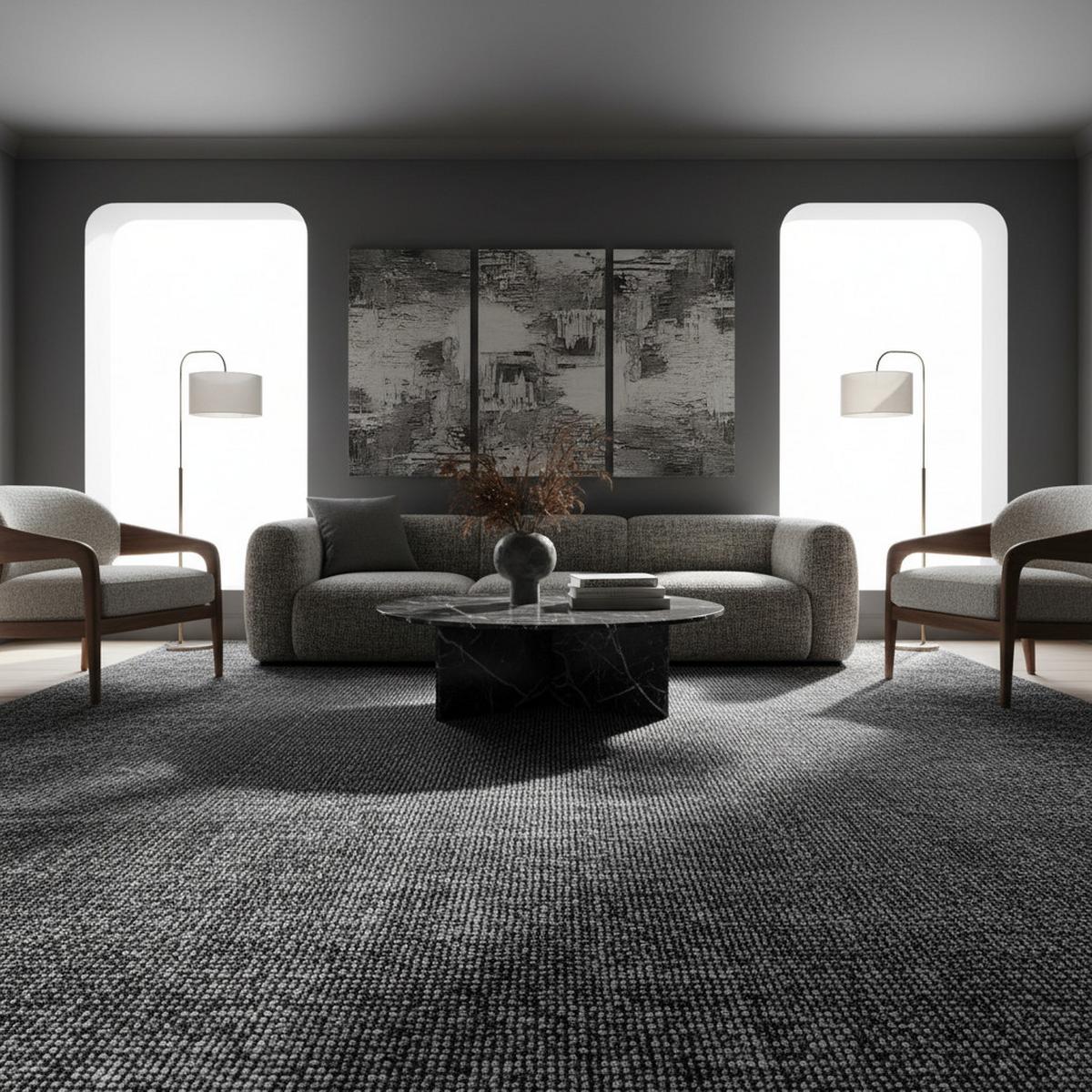 TEPPICH aus Baumwolle Waschbar KOFEL in Grau, einfarbig, 120 x 170 cm - Grau, Textil (170/120cm) - KADIMA DESIGN