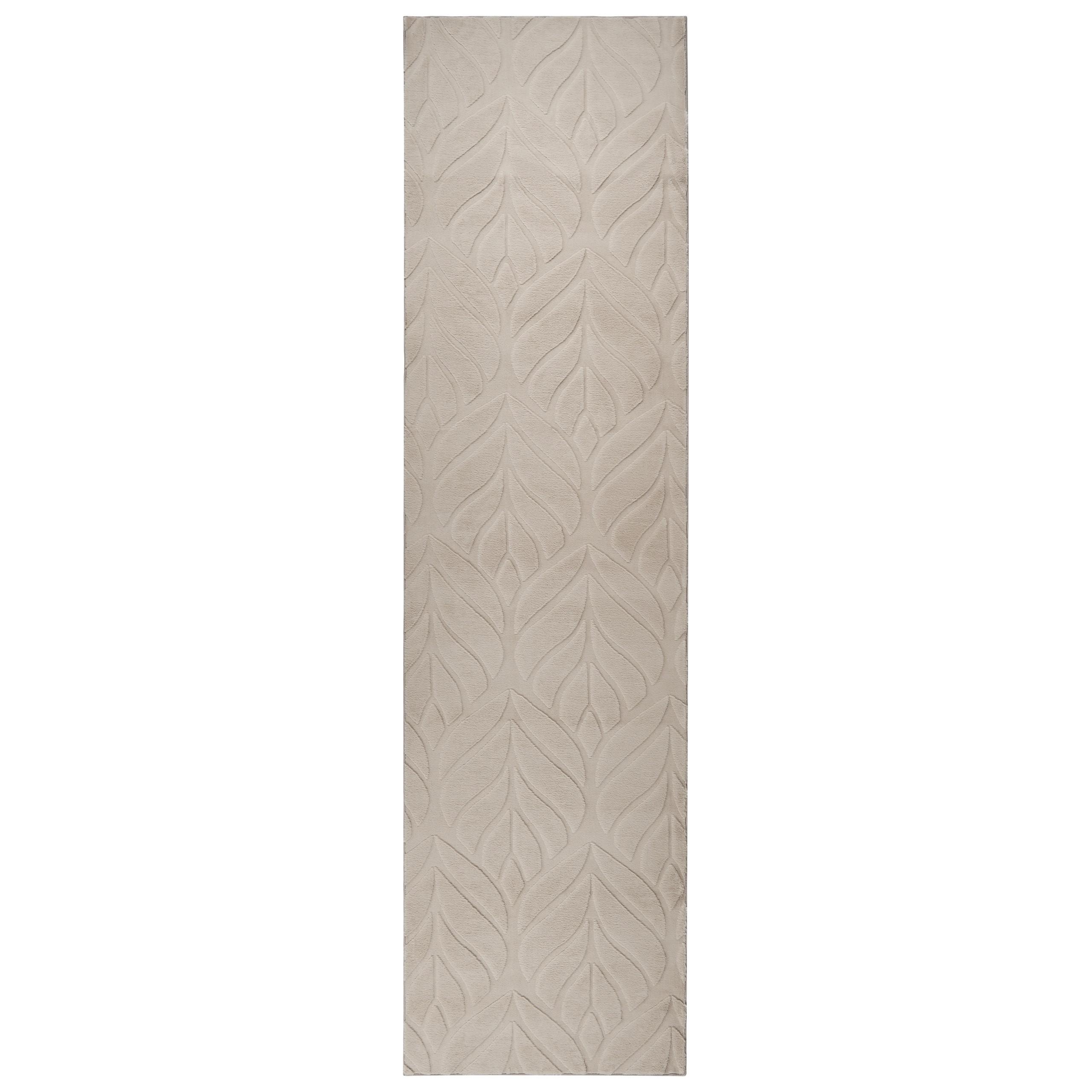 KUNSTFELLTEPPICH Beige 80/300 cm Mitchell - Beige, Kunststoff (80/300cm) - Beliani