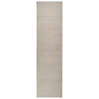 KUNSTFELLTEPPICH Beige 80/300 cm Mitchell - Beige, Kunststoff (80/300cm) - Beliani