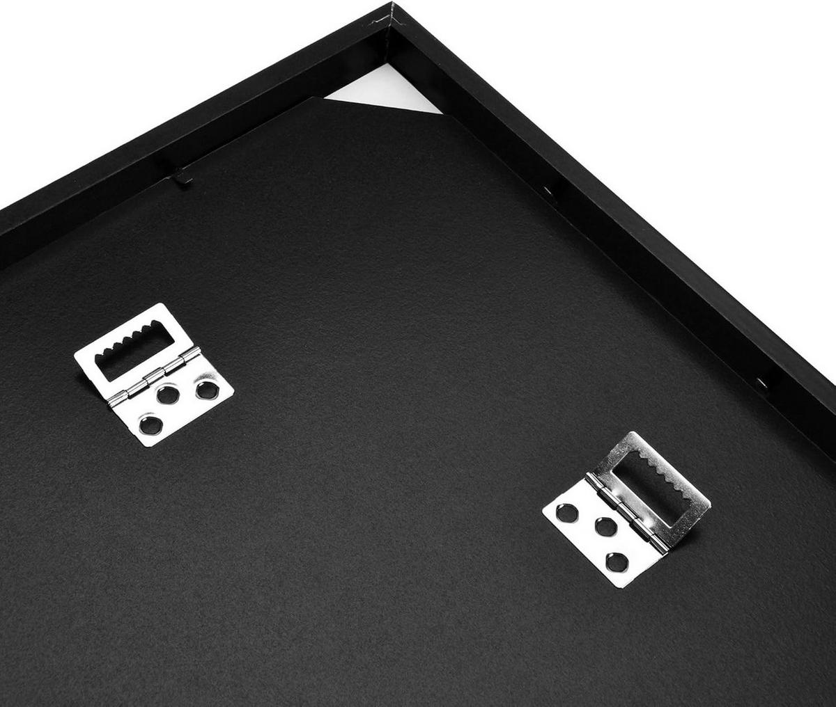 BILDERRAHMEN Galeria 15x21cm + 10x15cm Schwarz - Schwarz, Holzwerkstoff (30/2cm) - BoMoe