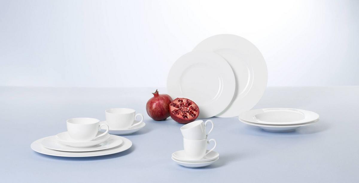 STARTER-SET Royal weiß 18-tlg. - Weiß, Keramik (2/2/2cm) - Villeroy & Boch