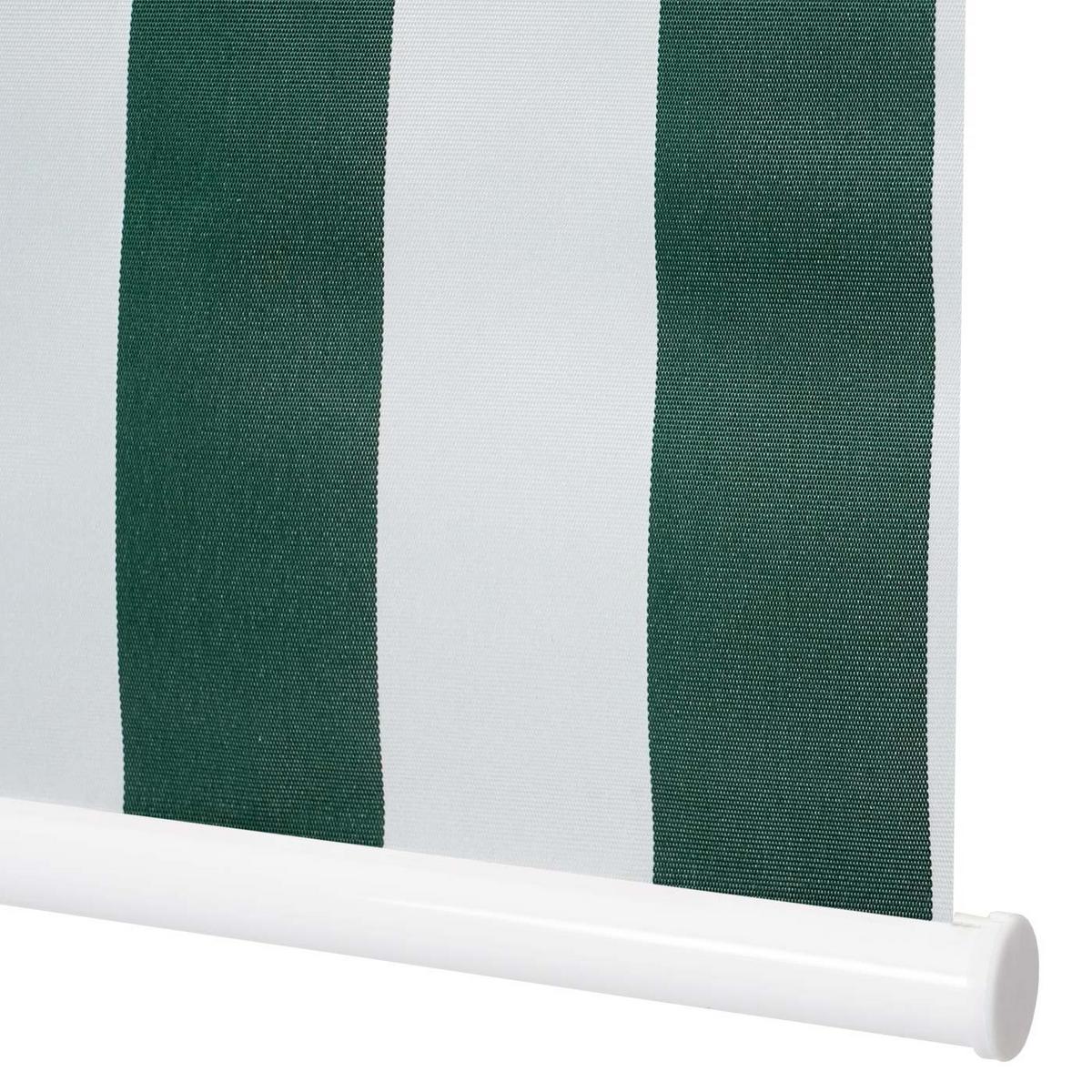 ROLLO Grün, Weiß - Weiß/Grün, Textil (110/160/7cm) - MCW
