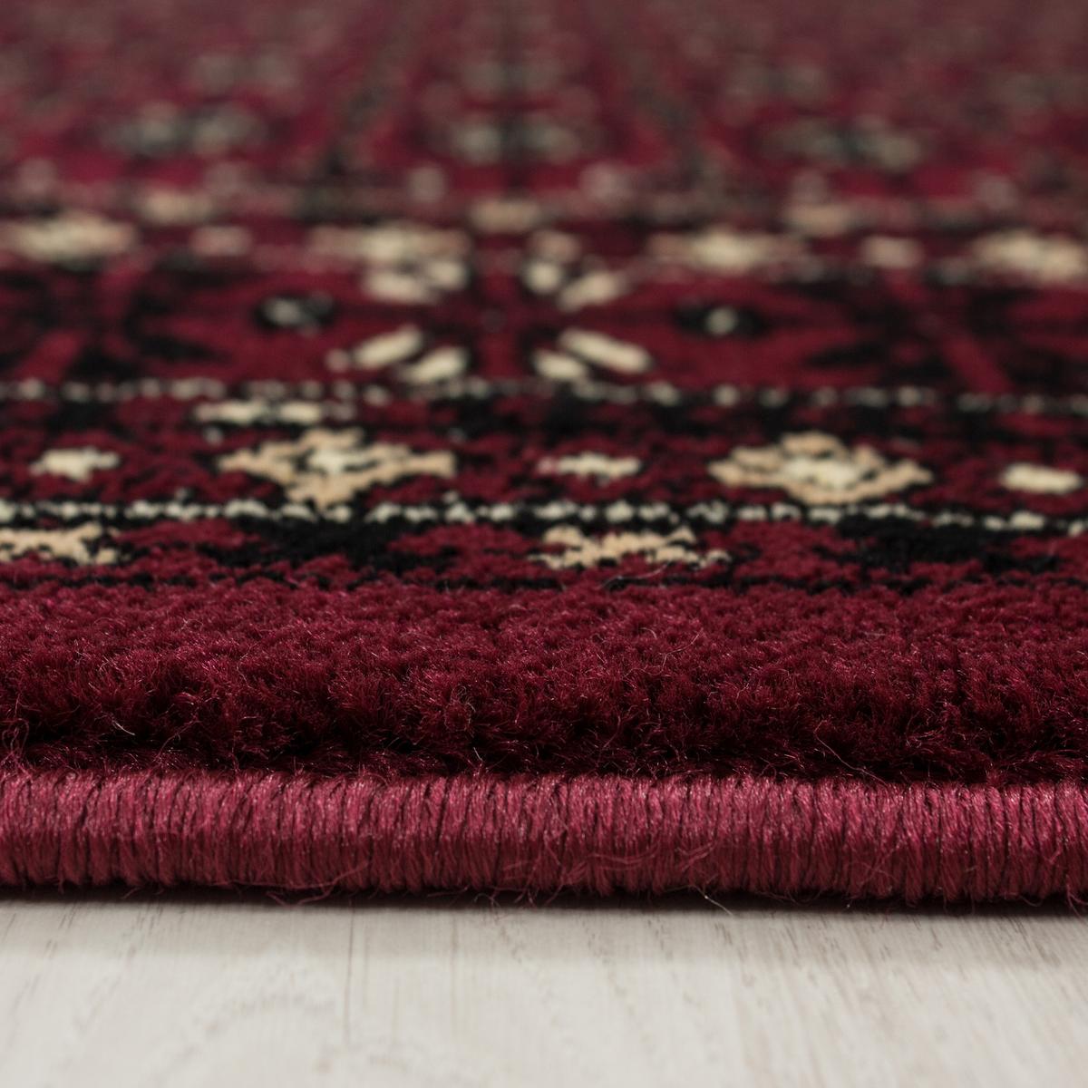 TEPPICH Kurzflor TANNHEIM in Rot, orientalisch, aus Polypropylen, Florhöhe 12 mm, 300 x 400 cm - Rot, Textil (400/300cm) - KADIMA DESIGN