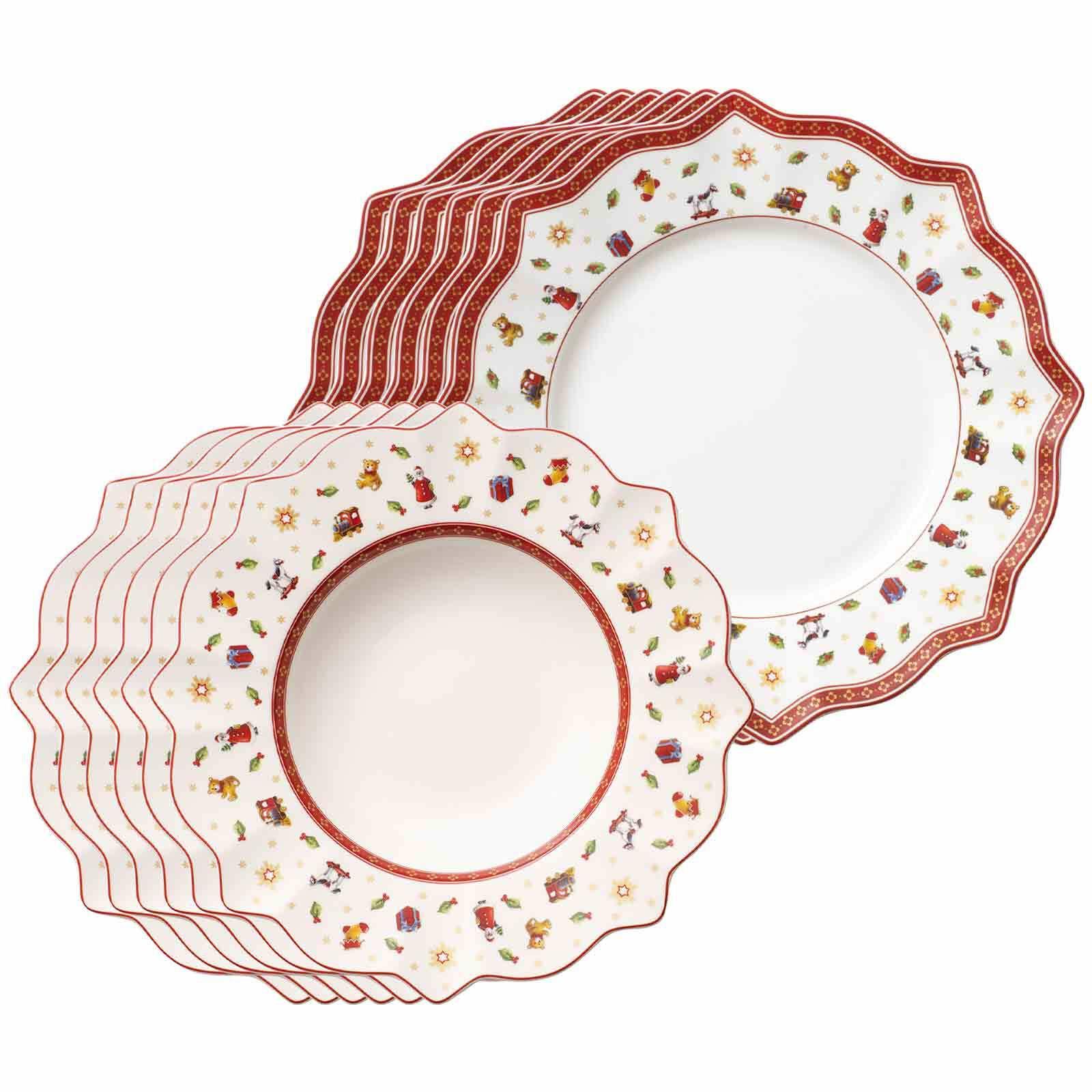 TAFELSERVICE Toy's Delight weiß 12-tlg. - Weiß, Keramik (2/2/2cm) - Villeroy & Boch