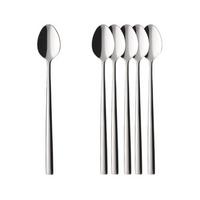 LATTE-MACCHIATO-LÖFFEL Piemont edelstahl 19 cm 6er Set - Silberfarben, Metall - Villeroy & Boch