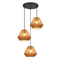 PENDELLEUCHTE Tabitha 30/30/150 cm - Braun, Metall (30/30/150cm) - ZMH
