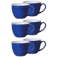 JUMBOTASSEN Doppio Indigo Blau 350 ml 6er Set - Blau, Keramik (0.35L) - Ritzenhoff Breker