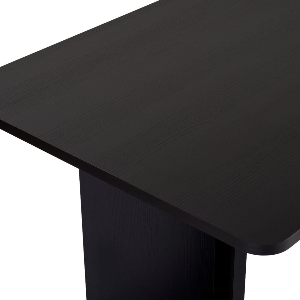 ESSTISCH mit rechteckiger Tischplatte 35/46/180 cm - Eichefarben, Holzwerkstoff (96/90/75cm) - Calicosy
