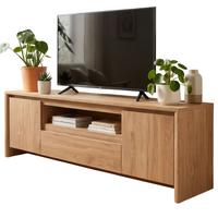 TV-LOWBOARD Hickory Walnuss 164 x 59 cm, TV Unterteil in modernem Design - Walnussfarben, Holzwerkstoff (163.5/59/40cm) - Furn.Design