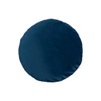 KISSENHÜLLE Rund Samt&Sonders admiral-blau 80 cm Ø - Blau/Dunkelblau, Textil (80/80cm) - beties Heimtextil