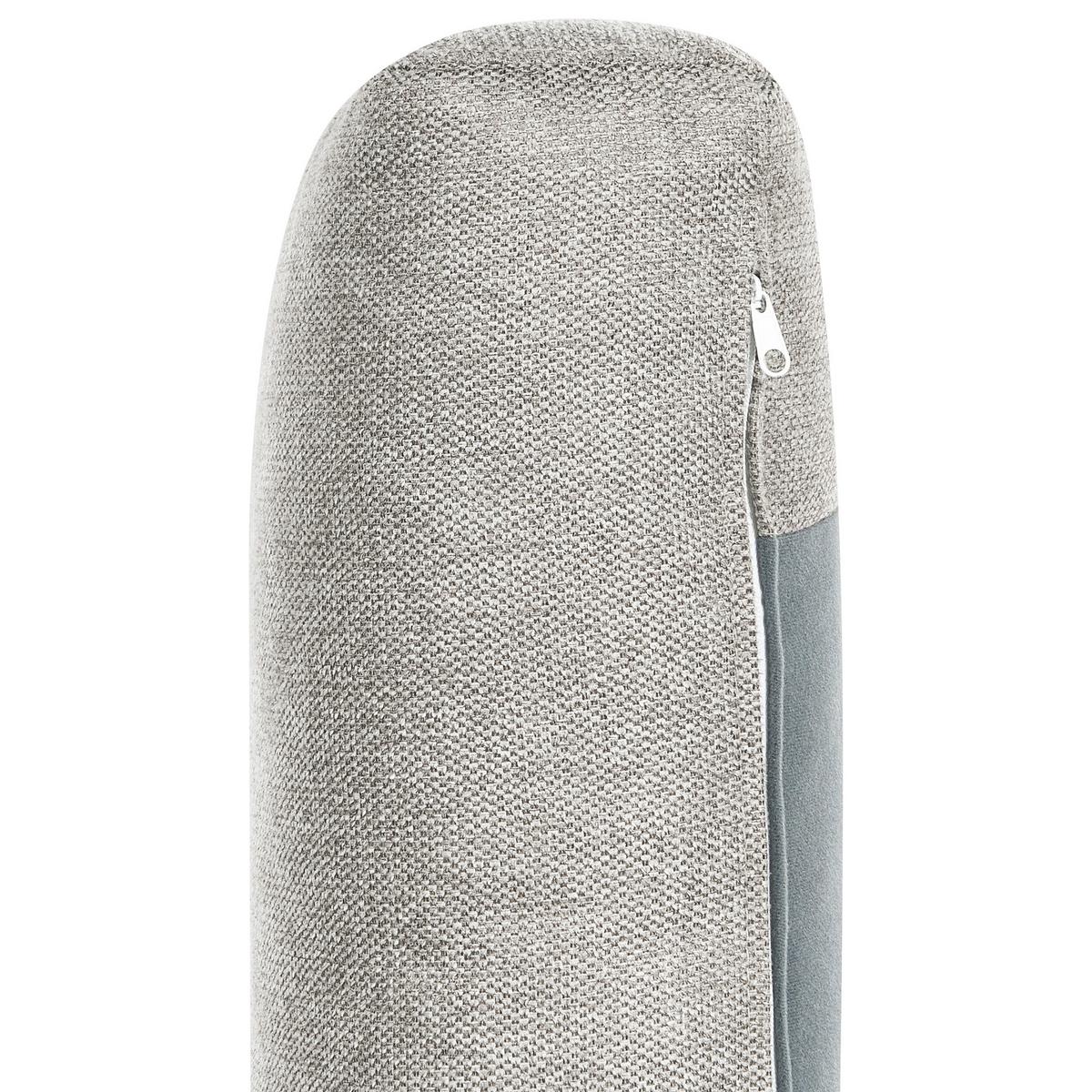 SESSEL 2er-Set hellgrau Alla - Grau, Textil (108/85/103cm) - Beliani