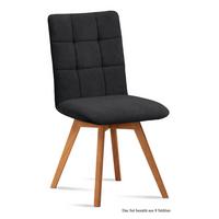 ESSZIMMERSTUHL (8er-Set) Dinny 47x91x60 Eiche geölt/Anthrazit - Eichefarben/Anthrazit, Kunststoff (60/91/47cm) - 58aufmkessel