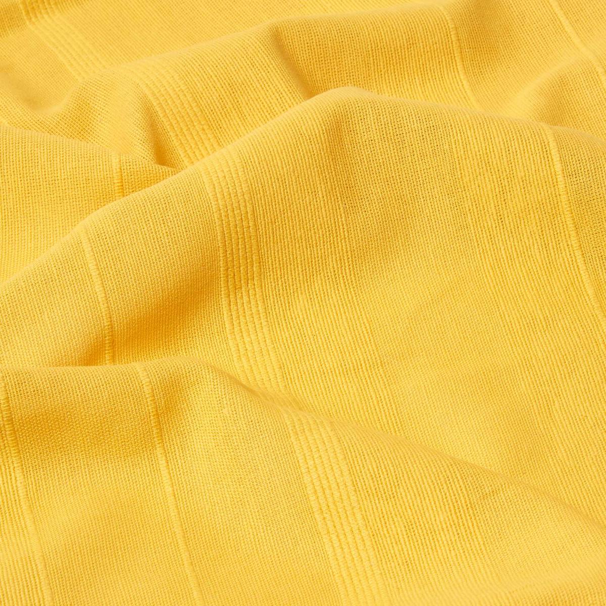 WOHNDECKE Rajput 150/200 cm, 100% Baumwolle - Gelb, Textil (150/200cm) - Homescapes