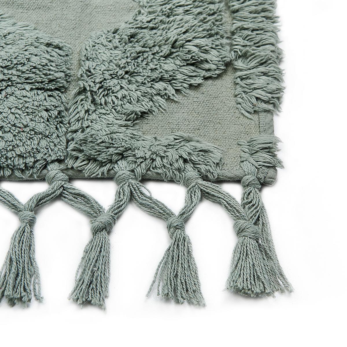 KURZFLOR-TEPPICH Kars 150/80 cm - Grün, Textil (80/150cm) - Beliani