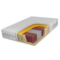 TASCHENMATRATZE MOXE - 160/200 - H3 - Sivo - Weiß, Textil (160/200cm) - MKS