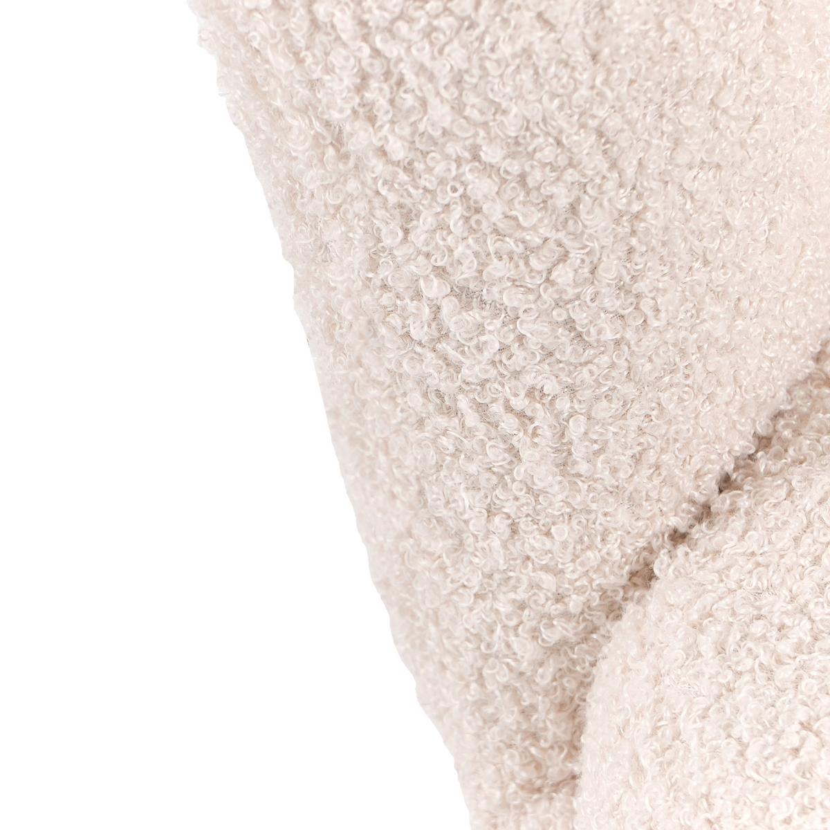 KINDERSESSEL Bouclé Hellbeige Halby - Beige, Textil (60/54/54cm) - Beliani