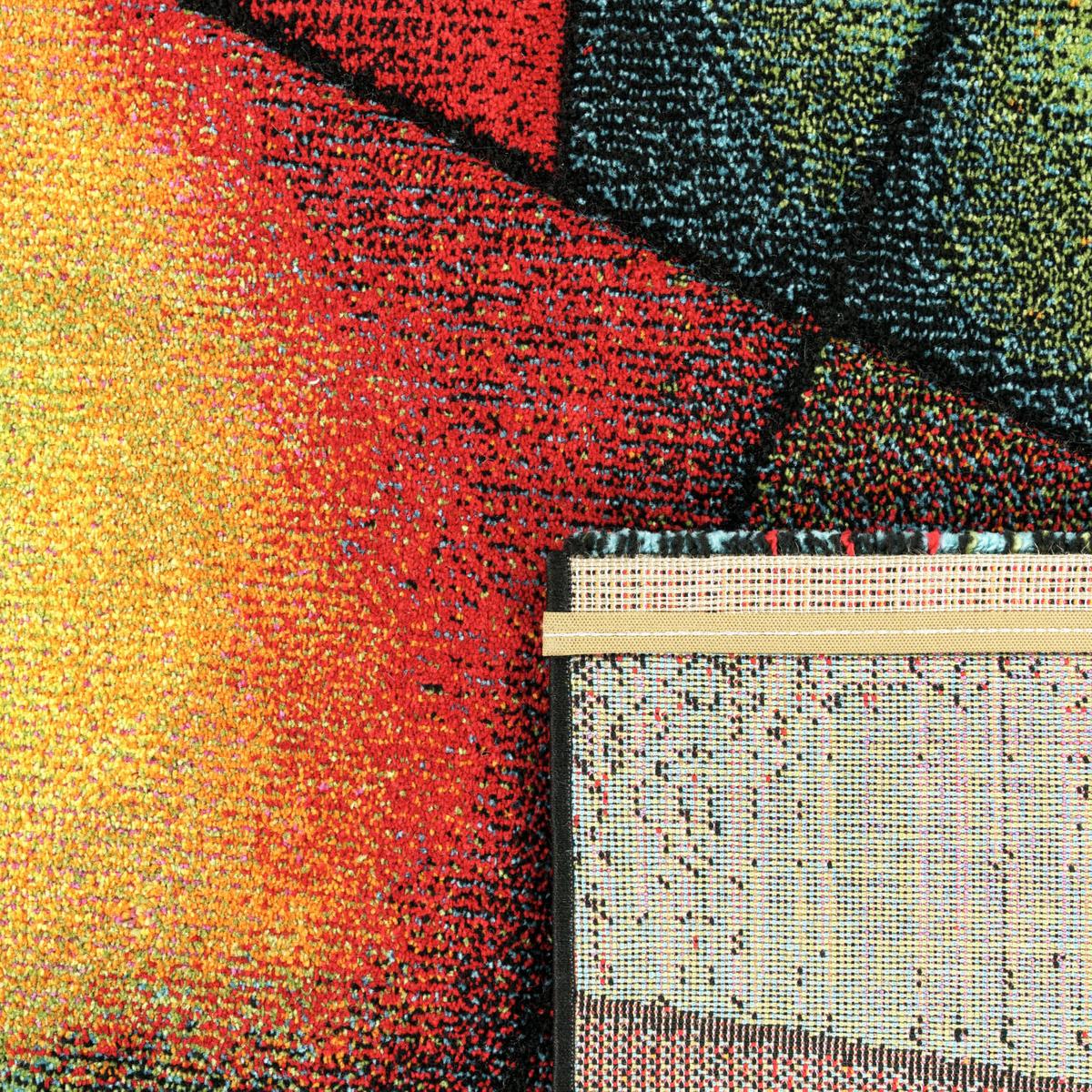 KURZFLORTEPPICH, mit Farbverlauf, aus Polypropylen, Florhöhe 12 mm, Mehrfarbig, 160 x 230 cm - Multicolor, Textil (230/160cm) - KADIMA DESIGN