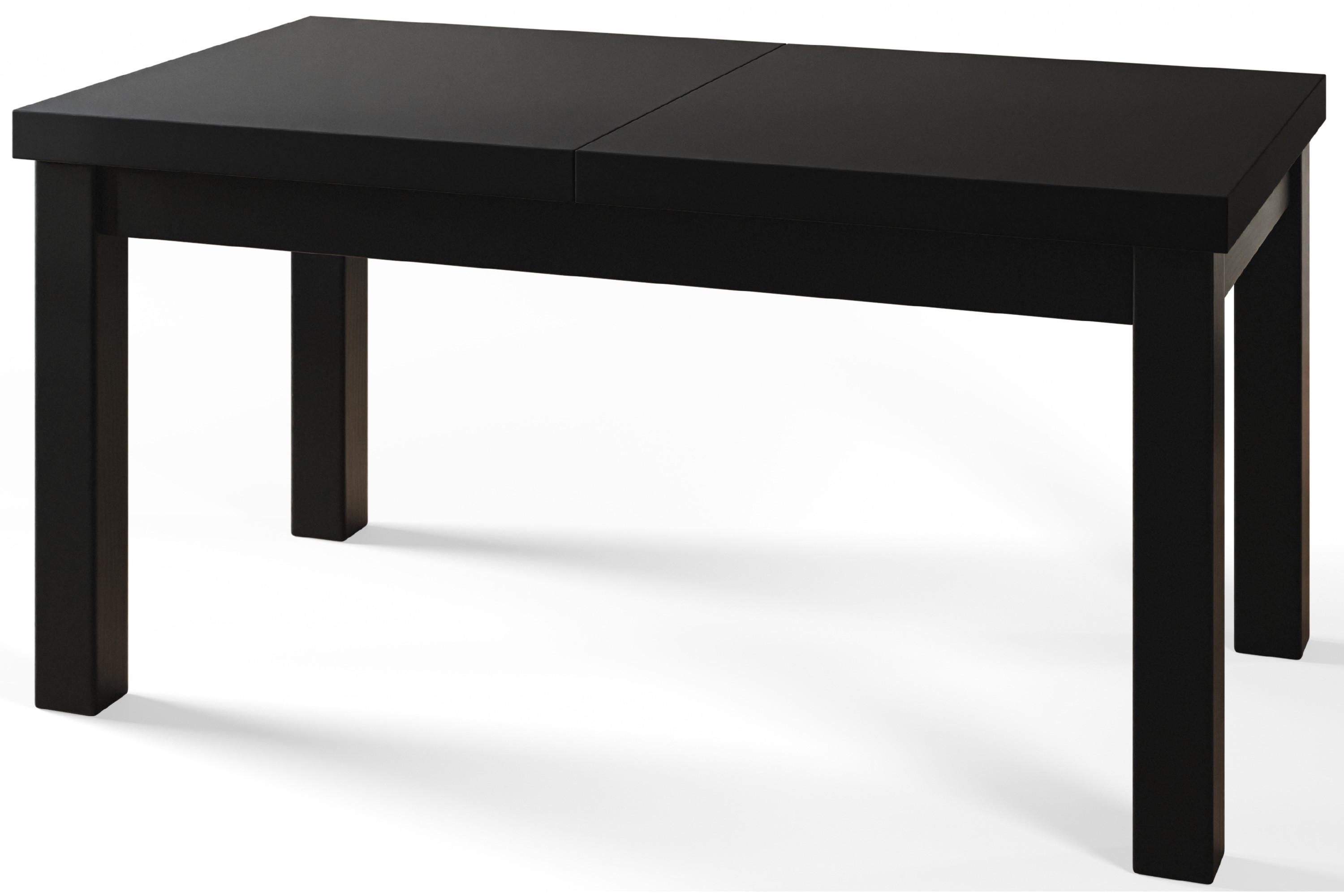 RECHTECKIGER Esstisch Ausziehbar – Moderner Wohnzimmertisch Küchentisch und Esszimmertisch – Tisch mit Holzbeinen, Maßen von 140 – 180 cm – Schwarz - Schwarz, Holzwerkstoff (140/80/78cm) - Alpi-Möbel