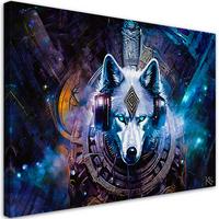 KUNSTDRUCK Blau 60/40 cm - Blau, Textil (60/40cm) - KUNSTLOFT